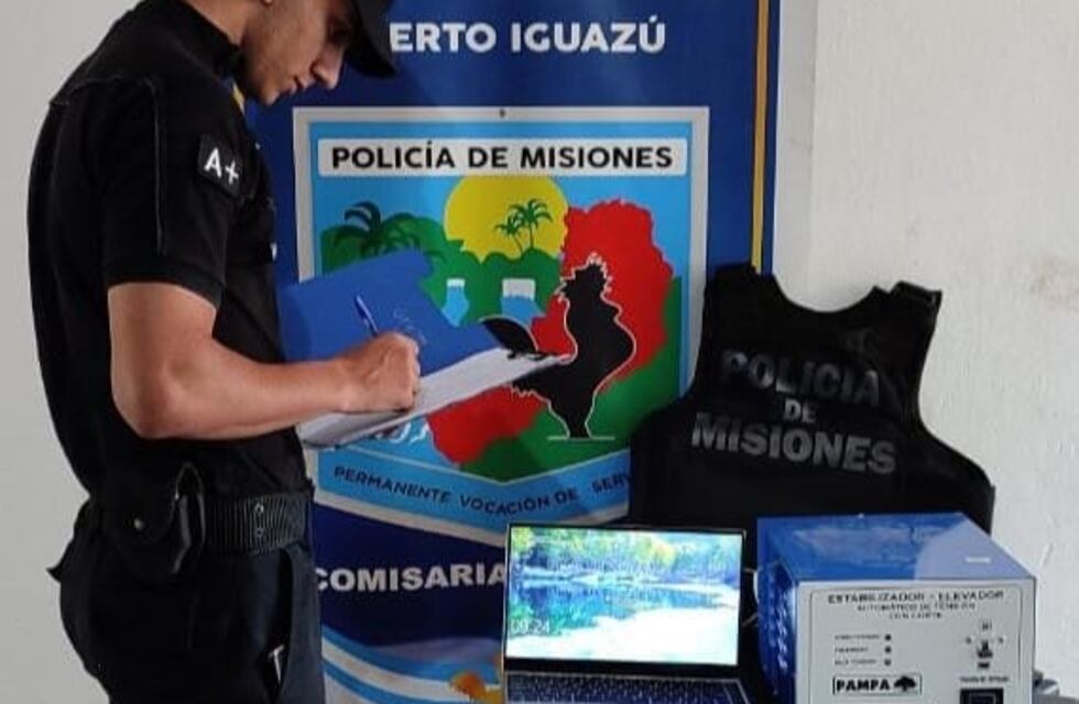 Recuperan objetos robados en Puerto Iguazú