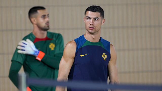 Cristiano Ronaldo casi no jugó en la goleada de su país contra Suiza por los octavos de final. Foto: Los Andes.