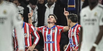 El cordobés de Calchín, Julián Álvarez, y su momento goleador en el Atlético de Madrid. En la prelista de la Selección argentina (Prensa).
