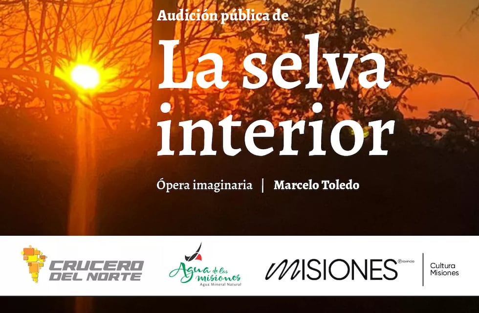 Este sábado se realiza “La selva interior”, ópera imaginaria en homenaje a Horacio Quiroga en San Ignacio