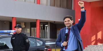 El jefe de la Casa Gris visitó la sede de la Unidad Regional XVIII en Sastre.