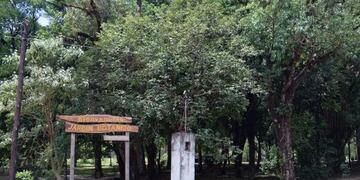 Ingreso al Jardín Botánico "Ivyrá Pytá" de San Pedro