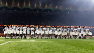 Los Pumas se preparan para el cierre del Rugby Championship 2023. (Prensa UAR)