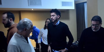 Federico Alesandri en el búnker de Creo en Córdoba de Todos, que tuvo una pésima elección.