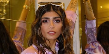 Top manga larga y pantalón de algodón: Mia Khalifa causó sensación con su outfit urbano chic / Foto: Instagram