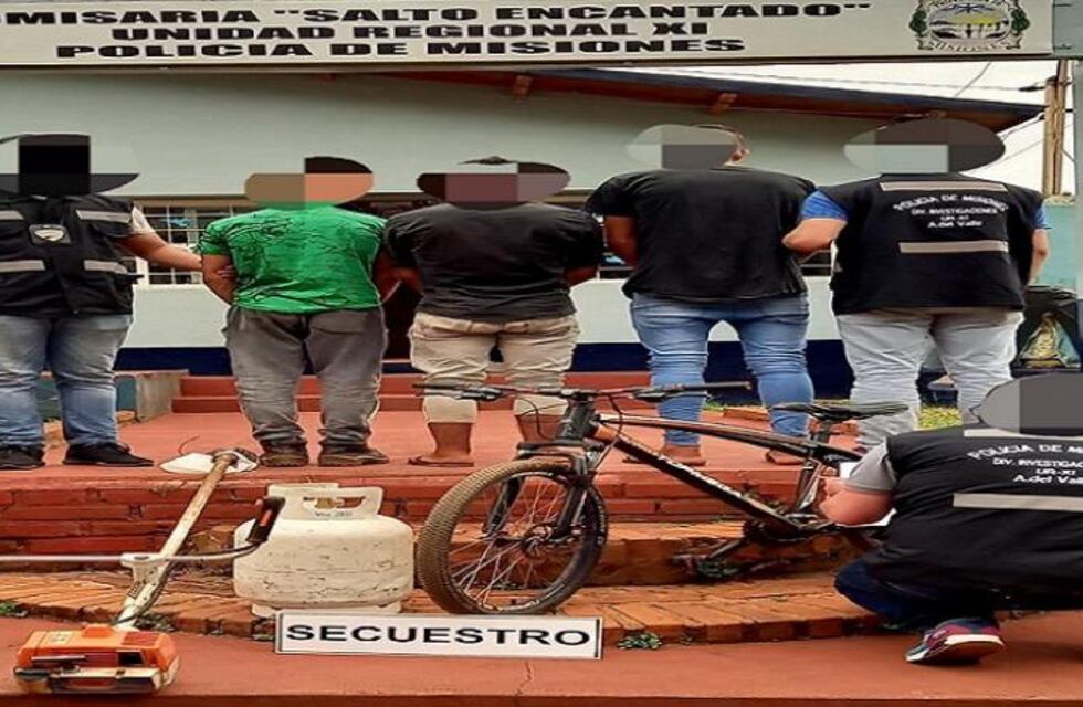 Detienen a varios individuos por robo en Salto Encantado