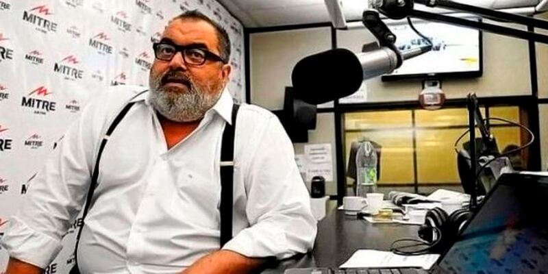 Jorge Lanata, entonces locutor de Radio Mitre.