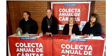 Lanzaron la colecta anual de Cáritas en Puerto Iguazú