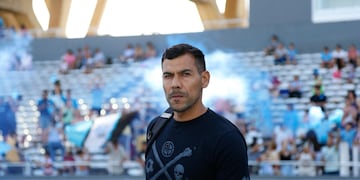 Juan Quiroga, el recio defensor que se ganó el respeto en Belgrano y le tiene fe al "Pirata" para este domingo ante Talleres (Prensa Belgrano)