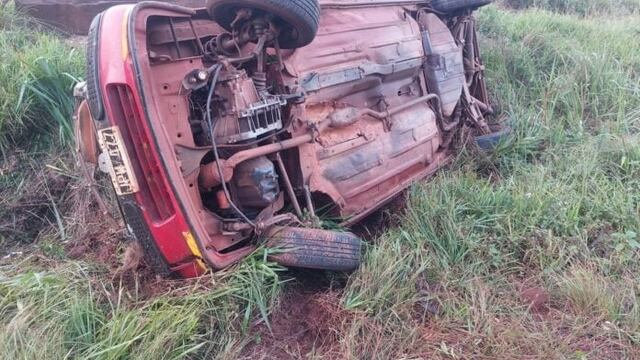 Oberá: despistó con su vehículo y resultó ileso.