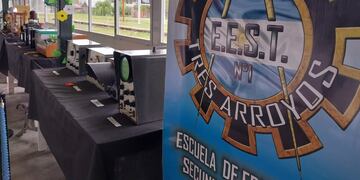 Exposición de la Escuela Técnica Nº 1 en el Centro Cultural La Estación