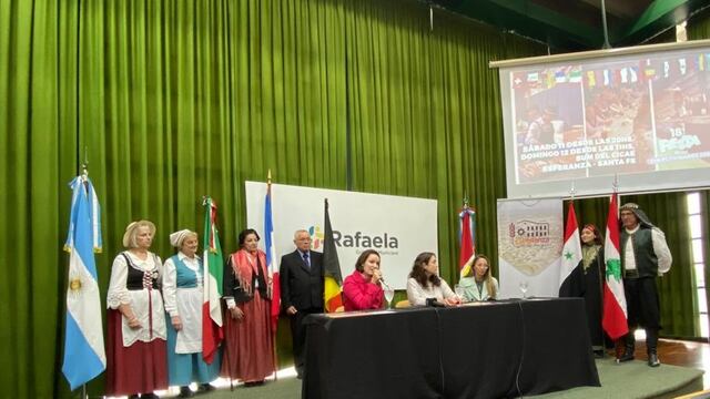 Presentaron la feria de las colectividades de Esperanza en Rafaela