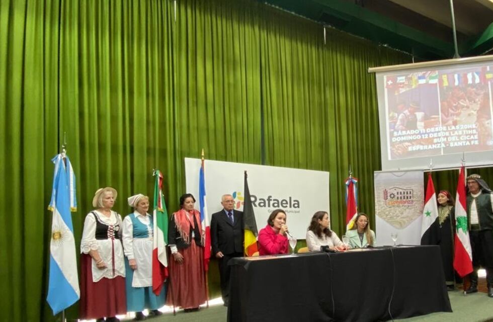 Presentaron en Rafaela la 18° Fiesta de las Colectividades de Esperanza