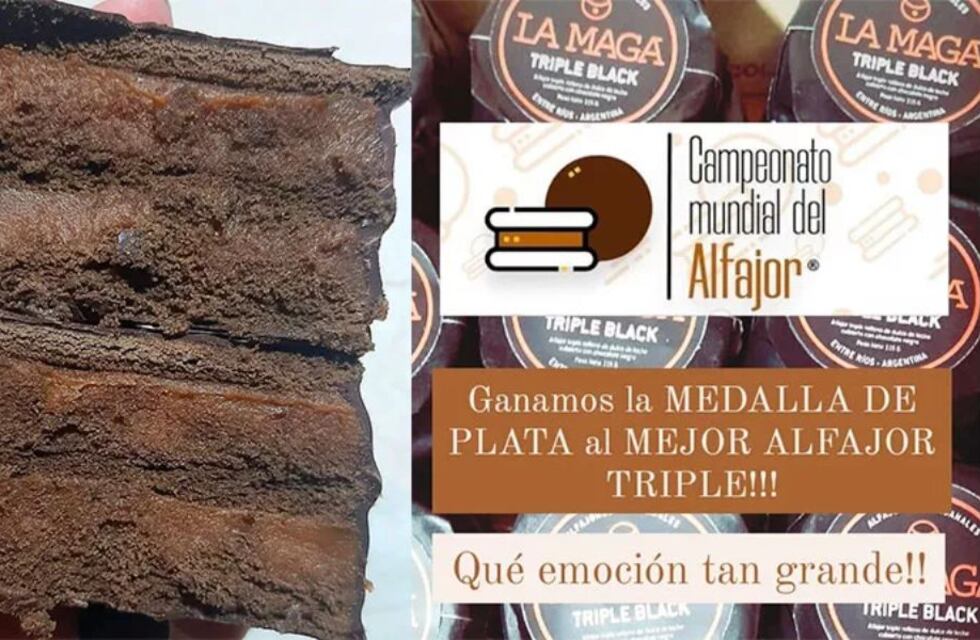 La Maga, un alfajor de Concordia premiado en el Mundial en Buenos Aires