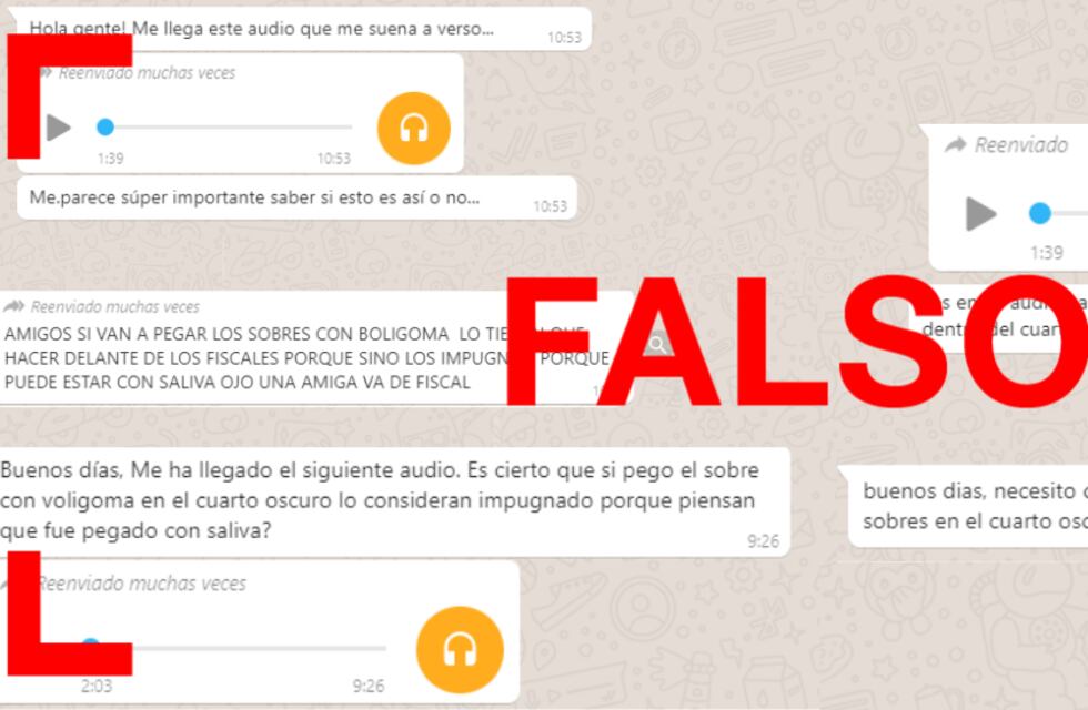 PASO 2021: es falso que se impugna el voto al cerrar el sobre con pegamento fuera de la vista de las autoridades de mesa