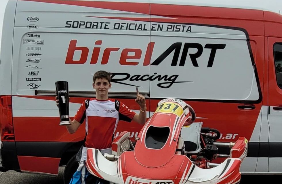Fausto Arnaudo volvió a ganar, esta vez fue por la cuarta fecha del IAME Series Champion Argentina