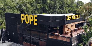 La cervecería Pope de Pilar, donde se produjo la situación discriminatoria.