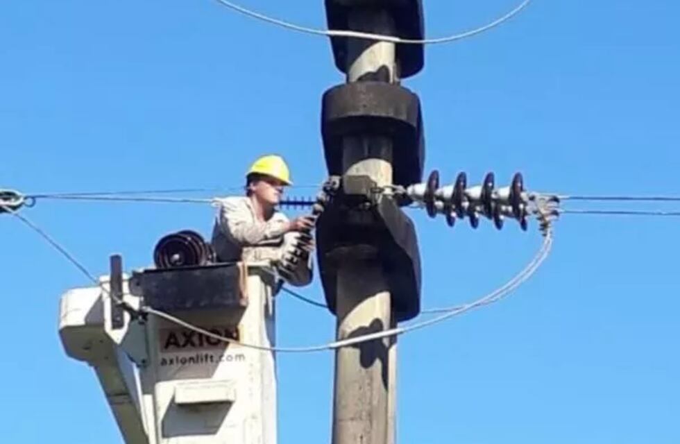 Cortes de energía eléctrica en varias localidades del interior provincial