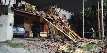 La casa que explotó en Almirante Brown