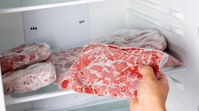 Cómo frizar carne molida.