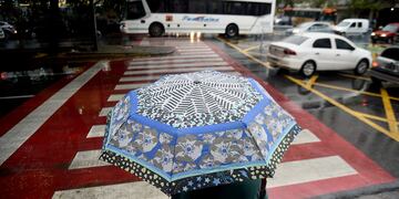 Lluvias a lo largo de la provincia de Córdoba.