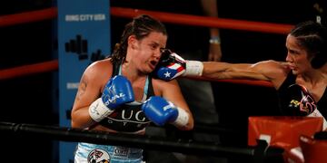 “Bonita” Bermúdez perdió por nocaut en el noveno round con Amanda Serrano