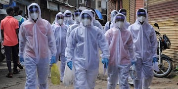 Otras 283 personas murieron y 11.582 fueron reportadas con coronavirus en las últimas 24 horas
(DPA)