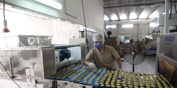 La tradicional Fábrica de Alfajores La Quinta de Estancia Vieja, ya cuenta con gas natural. (Foto: Gobierno de Córdoba).