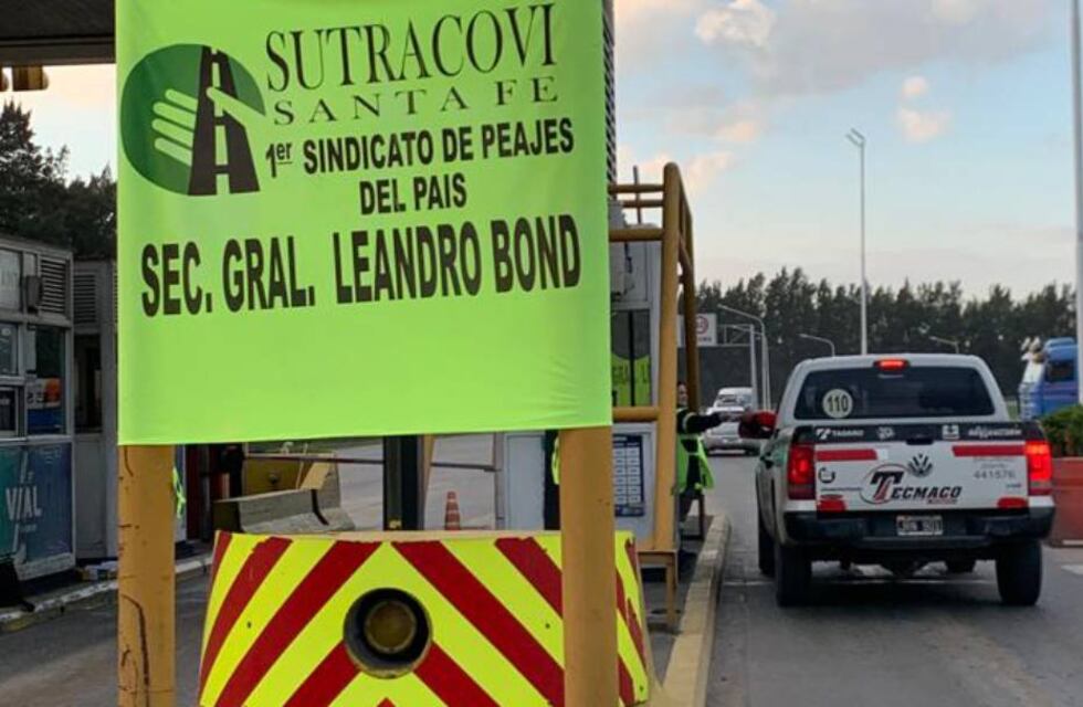 Paro en Autopista Rosario-Santa Fe: levantan barreras de peaje en protesta