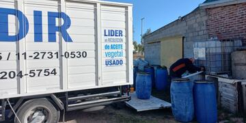 Continúa en Tres Arroyos la recolección de Aceite Vegetal Usado