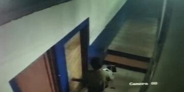Eldorado: robó en una escuela y fue filmado por las cámaras de seguridad.