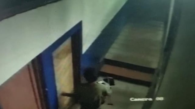 Eldorado: robó en una escuela y fue filmado por las cámaras de seguridad.