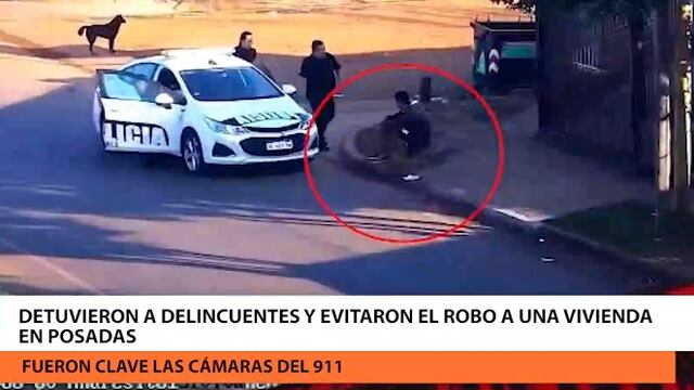 Gracias al Sistema Integrado de Videovigilancia, dos delincuentes fueron detenidos en Posadas.