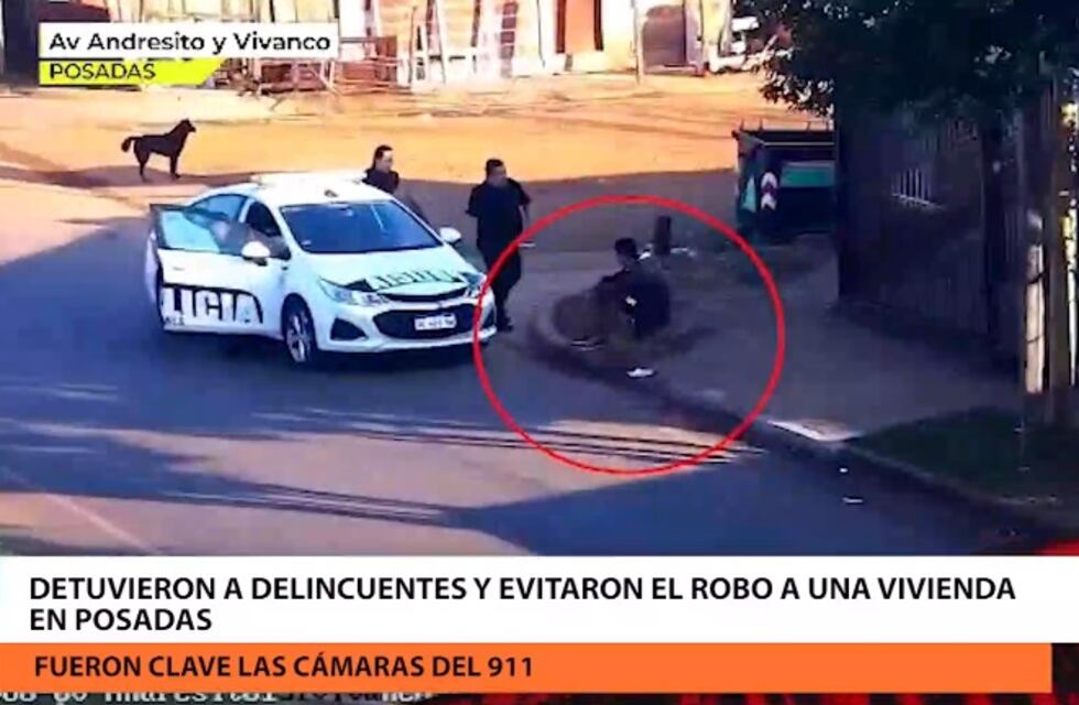 Gracias al Sistema Integrado de Videovigilancia, dos delincuentes fueron detenidos en Posadas