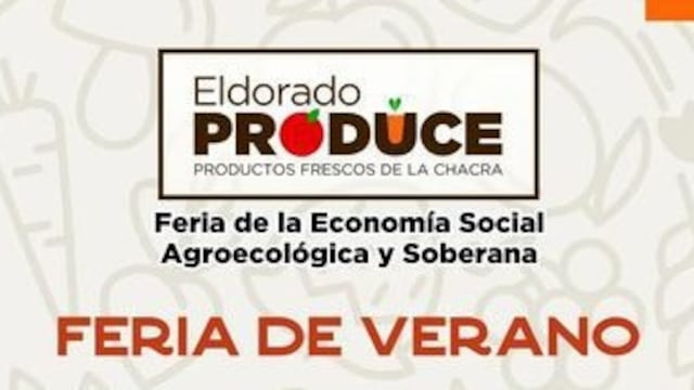 Todo listo para una nueva edición de la Feria “Eldorado Produce”.