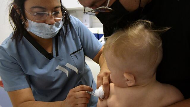 Vacunación covid 19 pediátrica. 
Foto: Orlando Pelichotti / Los Andes