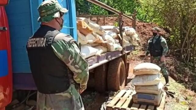 Incautan cargamento ilegal de soja en El Soberbio.