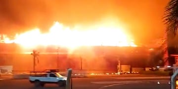 Incendio en el autódromo de Termas de Río Hondo
