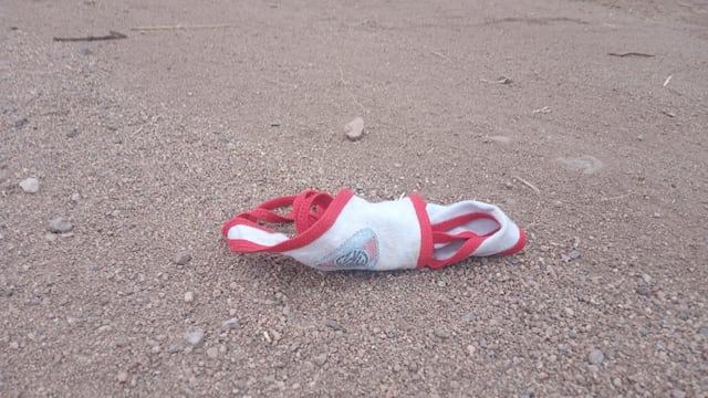 Hasta una prenda de ropa interior de River se registró en Colonia Caroya.