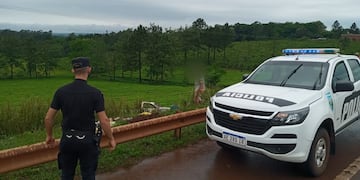 Dos personas resultaron heridas tras despistar con su camioneta en Colonia Guaraní.