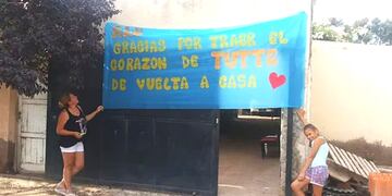 El matrimonio pampeano decidió conocer a la familia del donante de corazón de su hijo.