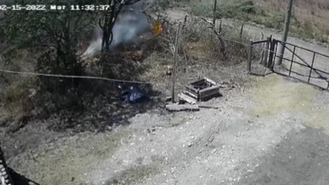 Detuvieron a un hombre por causar un incendio en Mercedes.