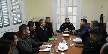 Las nuevas autoridades policiales se presentaron ante el Comando Unificado