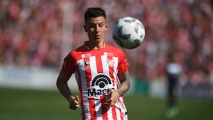 Gastón Lodico jugó un buen partido, pero a Instituto se le escapó el triunfo ante Gimnasia en tiempo de descuento. (Ramiro Pereyra / La Voz)