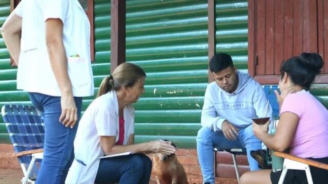 Durante los operativos, profesionales médicos atienden a los afectados y vuelven a explicar sobre la prevención.