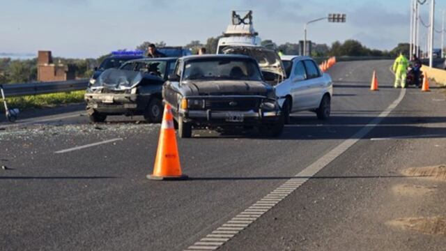 Choque en cadena en Rosario