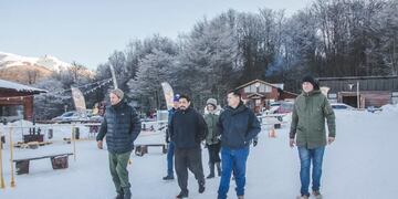 Navarro recorrió el Centro invernal Llanos del Castor