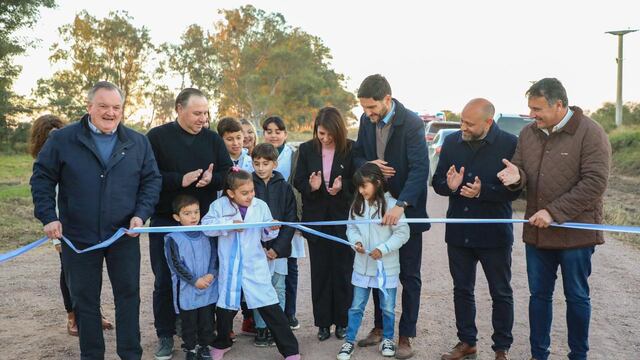 Inauguraron obras de "Camino de la Productividad" en el departamento San Cristóbal