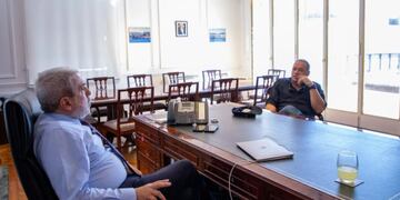 Aníbal Fernández y Sergio Berni se reunieron para acordar la seguridad en el conurbano.