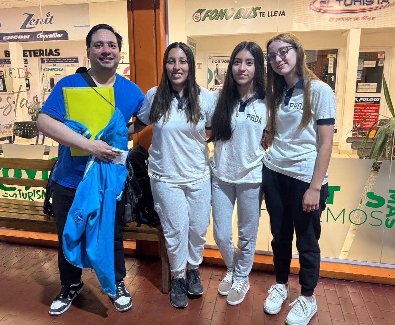 Selene Ochoa, Valentina César y Tiziana Suárez lograron el 1° puesto en la Olimpíadas de Informática PROA Arroyito